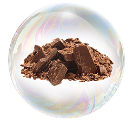 The chocolate carbohydrate mix 
